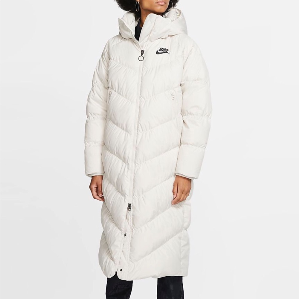 Nike Sportswear Pale Ivory Parka Size XS NWOT